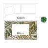 Tapis de salon tropical - 100 x 150 cm - Vert