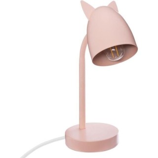 Lampe Oreilles en métal - E14 - 25 W - H. 31 cm - Rose