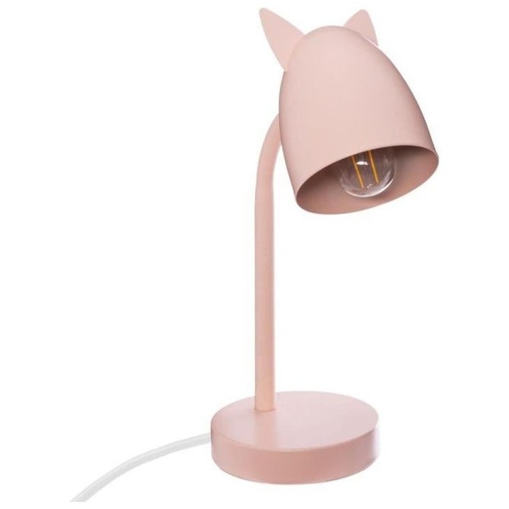 Lampe Oreilles en métal - E14 - 25 W - H. 31 cm - Rose