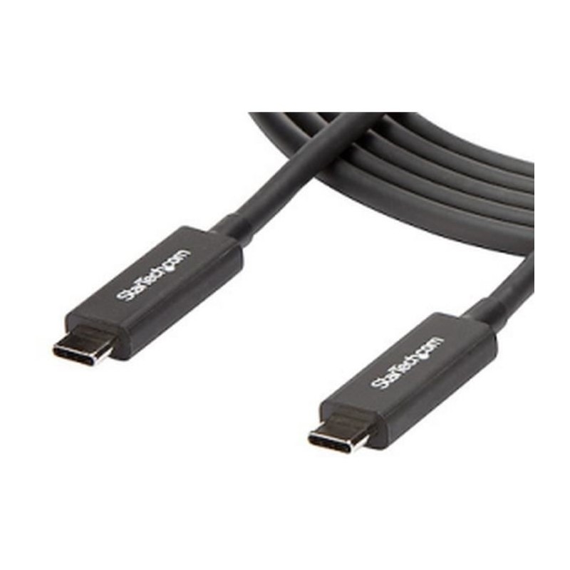 StarTech.com - TBLT3MM2MA - Câble Thunderbolt 3 - 2 m - 4K 60 Hz - 40 Gb/s - Câble USB C - Chargeur TB 3