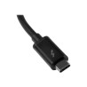 STARTECH.COM Adaptateur Thunderbolt 3 vers Thunderbolt - Windows et Mac - M / F - Noir