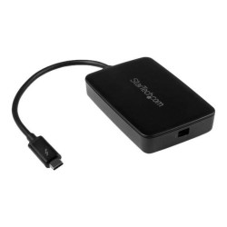 STARTECH.COM Adaptateur Thunderbolt 3 vers Thunderbolt - Windows et Mac - M / F - Noir