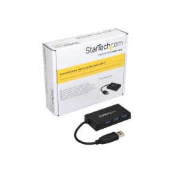 StarTech.com Hub USB 3.0 - 4 ports - USB A vers 3x USB-A 1x USB-C - Concentrateur USB Type-C - Hub USB (HB30A3A1CFB)