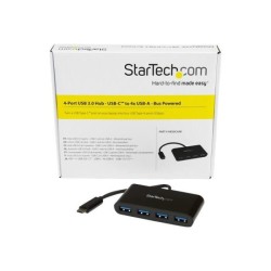 STARTECH.COM Hub USB-C a 4 ports alimenté par bus - USB-C vers 4x USB-A - USB 3.0