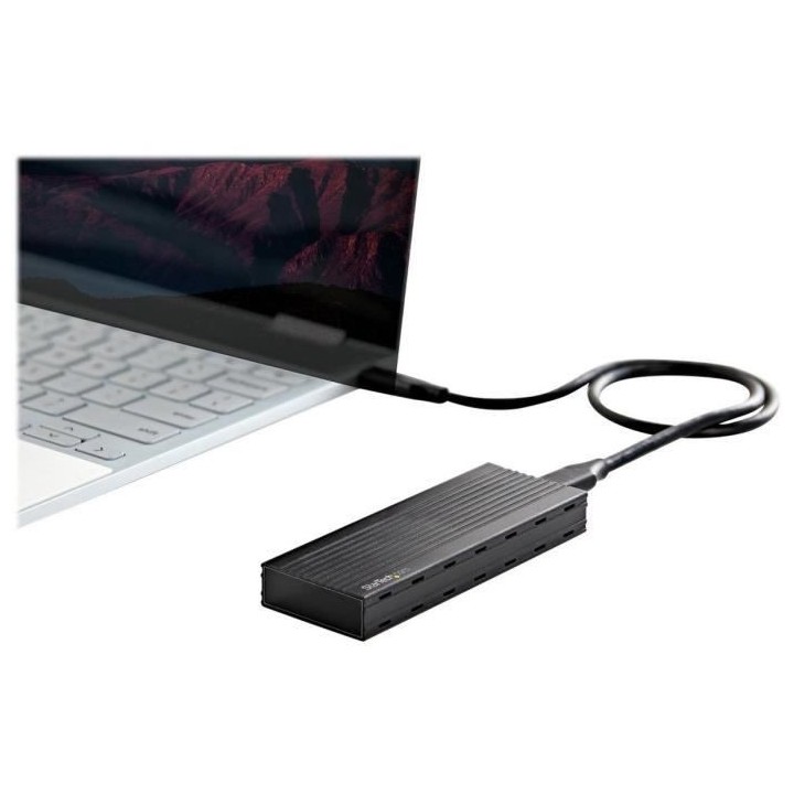 StarTech.com - M2E1BMU31C - Boîtier disque dur externe USB 3.1 Type C