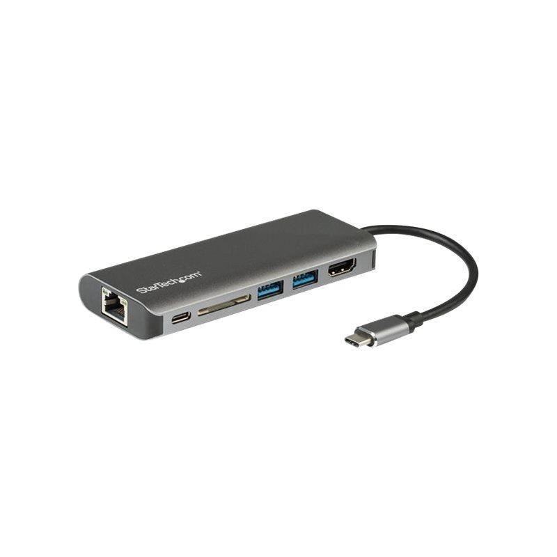 StarTech.com Adaptateur multiport AV numérique USB-C avec HDMI 4K - Lecteur de carte SD et PD (DKT30CSDHPD3)