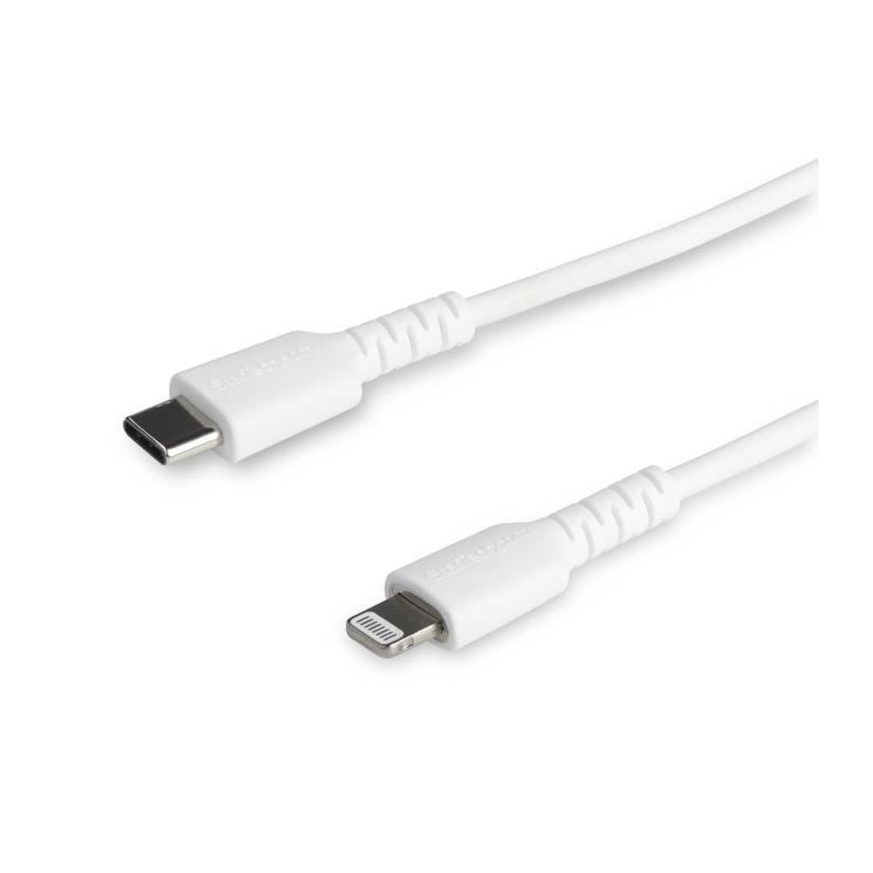 STARTECH Câble USB-C vers Lightning Blanc Robuste 2 m - iPad/iPhone - Apple MFi Cert.