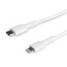 STARTECH Câble USB-C vers Lightning Blanc Robuste 2 m - iPad/iPhone - Apple MFi Cert.