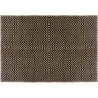 ATMOSPHERA Tapis noir en jute coton - 120 x 170 cm