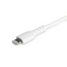 STARTECH Câble USB-C vers Lightning Blanc Robuste 2 m - iPad/iPhone - Apple MFi Cert.