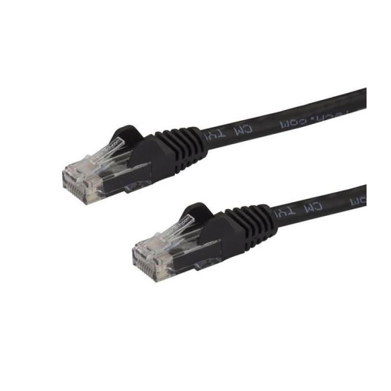 STARTECH Câble Ethernet Cat 6 1,5 m - 100% Cuivre - Noir