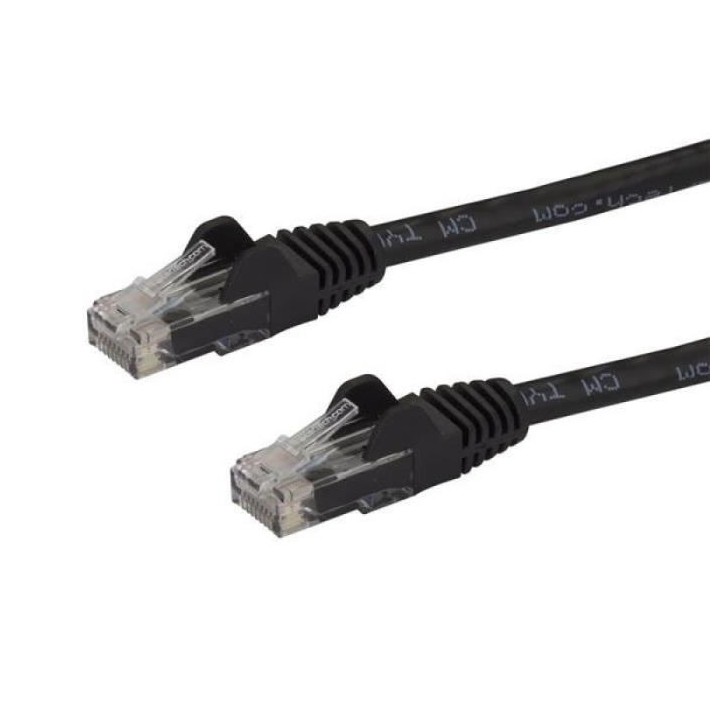 STARTECH Câble Ethernet Cat 6 1,5 m - 100% Cuivre - Noir
