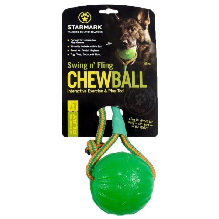 VADIGRAN Starmark Swing n Fling Chew ball - 9x9x46 cm M