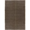 ATMOSPHERA Tapis noir en jute coton - 120 x 170 cm