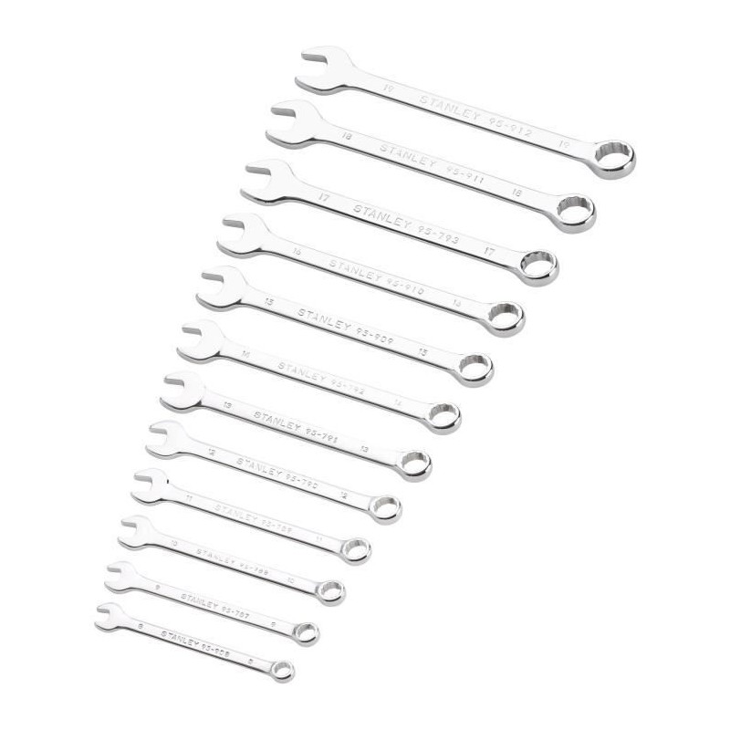 Clé mixte (12 pieces) STANLEY - STMT82843-0