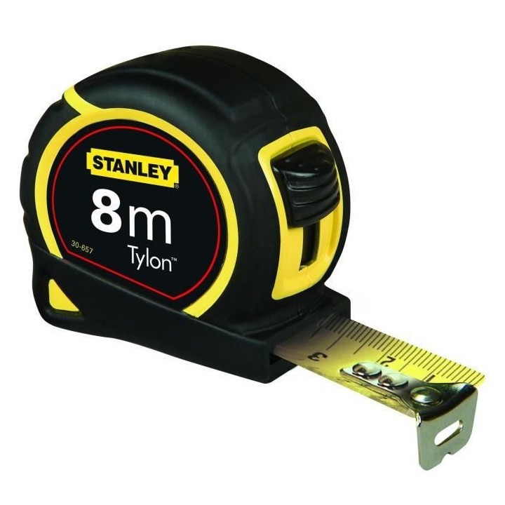 Mesure a ruban bimatiere tylon STANLEY - 1-30-657 - 8 m x 25 mm