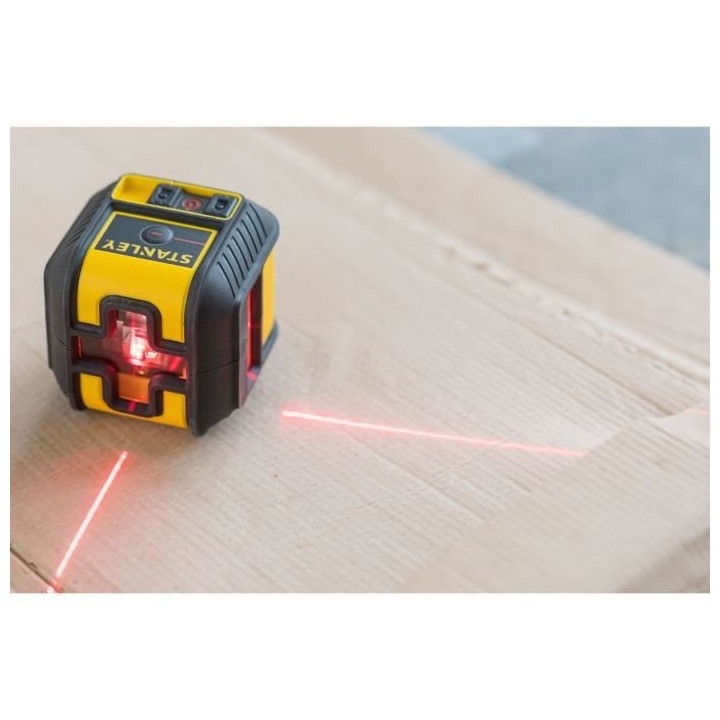 Niveau laser croix + equerrage Cross 90 STANLEY - STHT77502-1 - Rouge