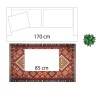 Tapis de salon Kilim - 100 x 150 cm - Rouge