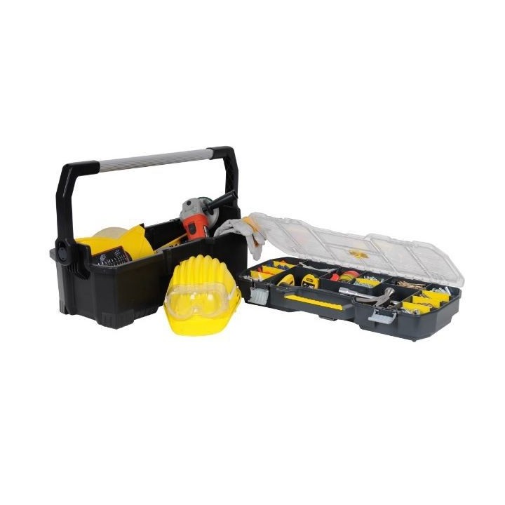 Boîte a outils avec organiseur transparent STANLEY - 1-97-514 - 60 cm