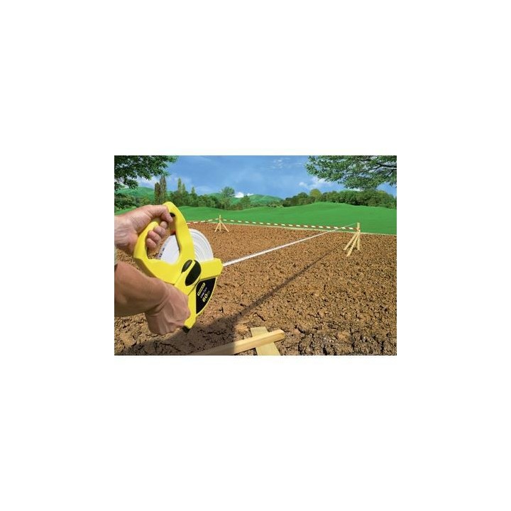 Mesure longue avec poignée et ruban fibre de verre classe III STANLEY