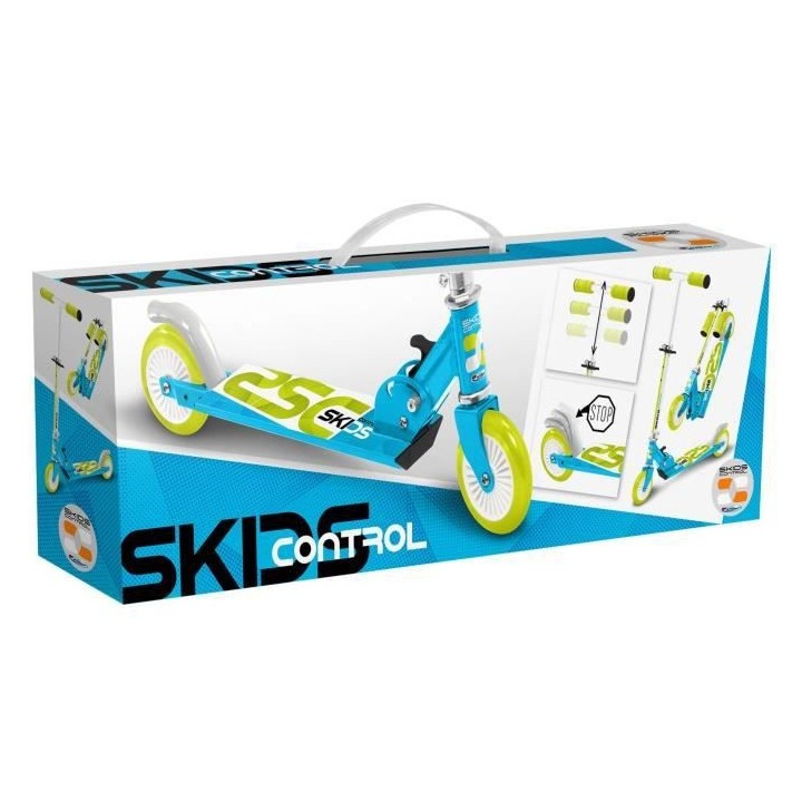 SKIDS CONTROL Trottinette pliable - Bleu - 2 roues