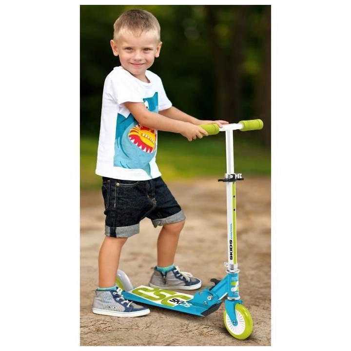 SKIDS CONTROL Trottinette pliable - Bleu - 2 roues