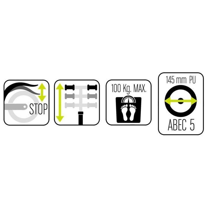 STAMP Trottinette pliable 6'' SKIDS CONTROL