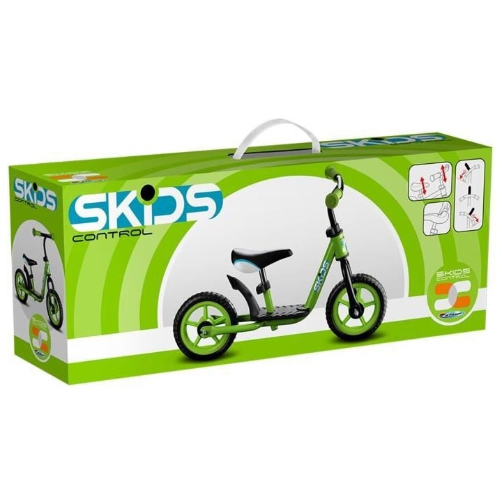 Draisienne avec repose-pieds - Vert - SKIDS CONTROL