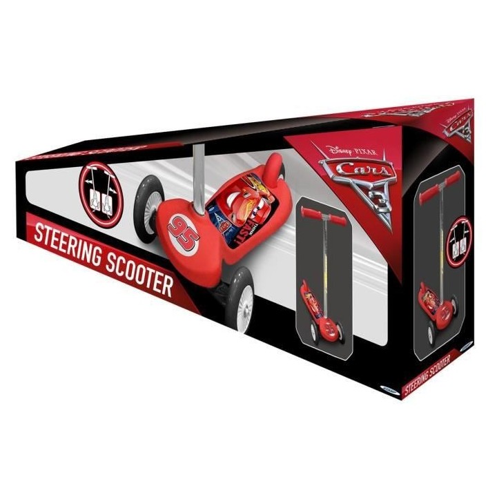 CARS Trottinette Steering Twist 3 Roues