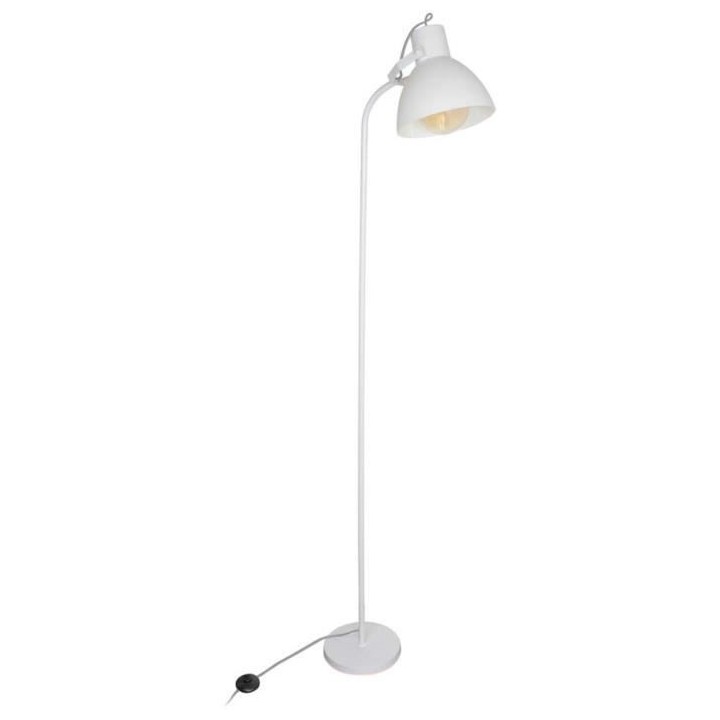 CMP Lampadaire - Câble textile - 1,72 m - Blanc