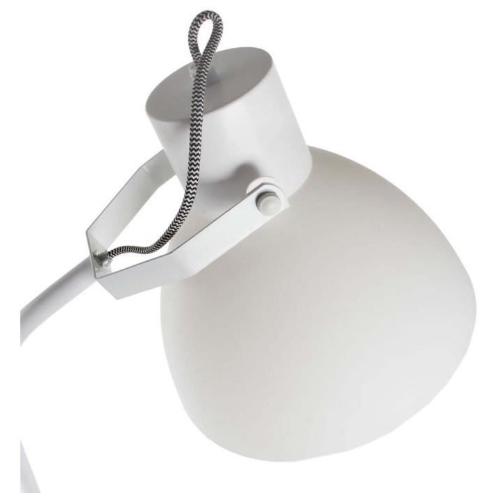 CMP Lampadaire - Câble textile - 1,72 m - Blanc