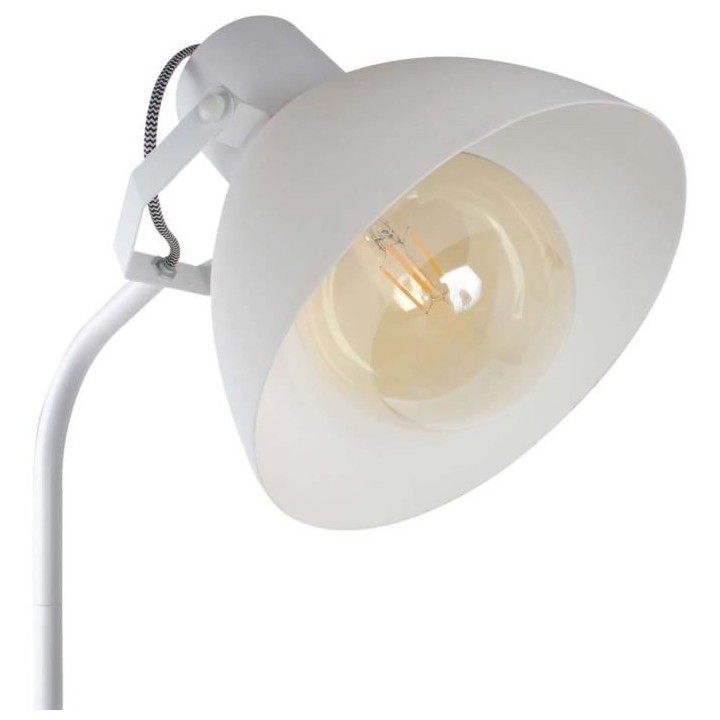 CMP Lampadaire - Câble textile - 1,72 m - Blanc