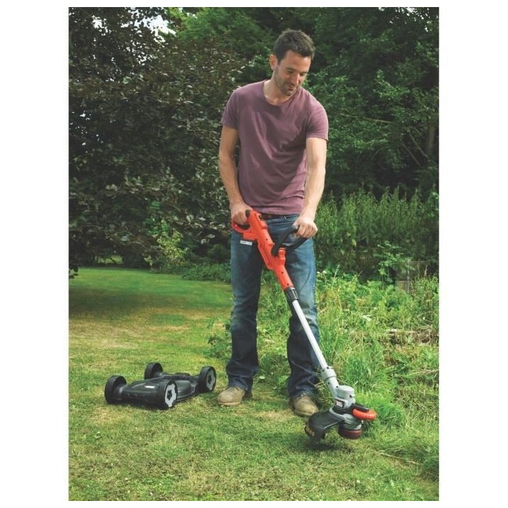 Outil 3en1 sur batterie 18V 28cm de coupe BLACK+DECKER STC1820CM - Liv
