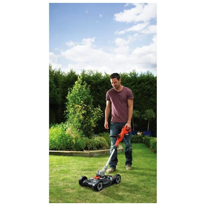 Outil 3en1 sur batterie 18V 28cm de coupe BLACK+DECKER STC1820CM - Liv