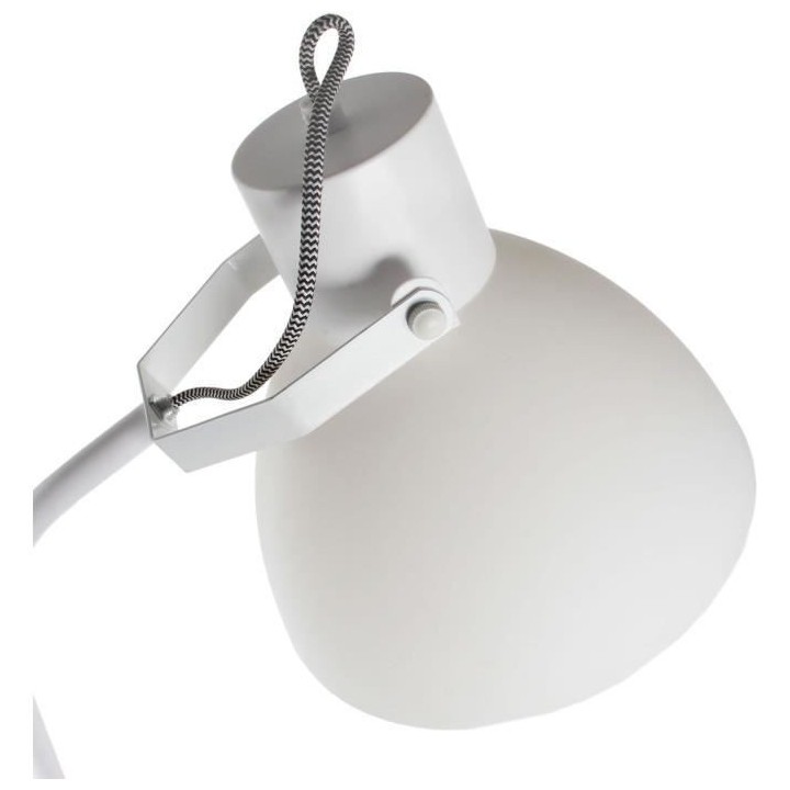 CMP Lampadaire - Câble textile - 1,72 m - Blanc