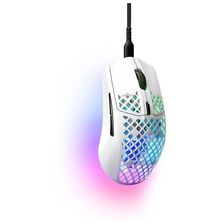 Souris Aerox 3 PC - Filaire - STEELSERIES - Blanc
