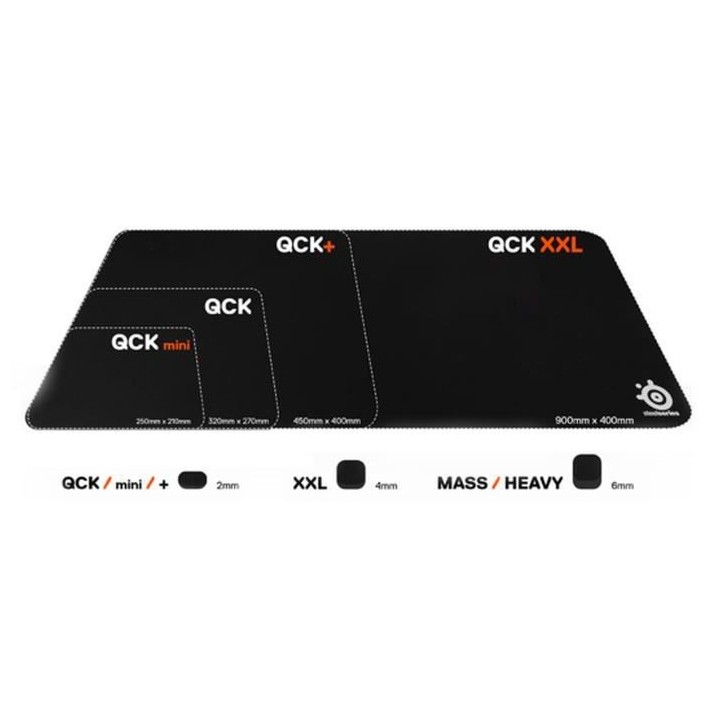 STEELSERIES Tapis de souris de gaming Qck Small PC
