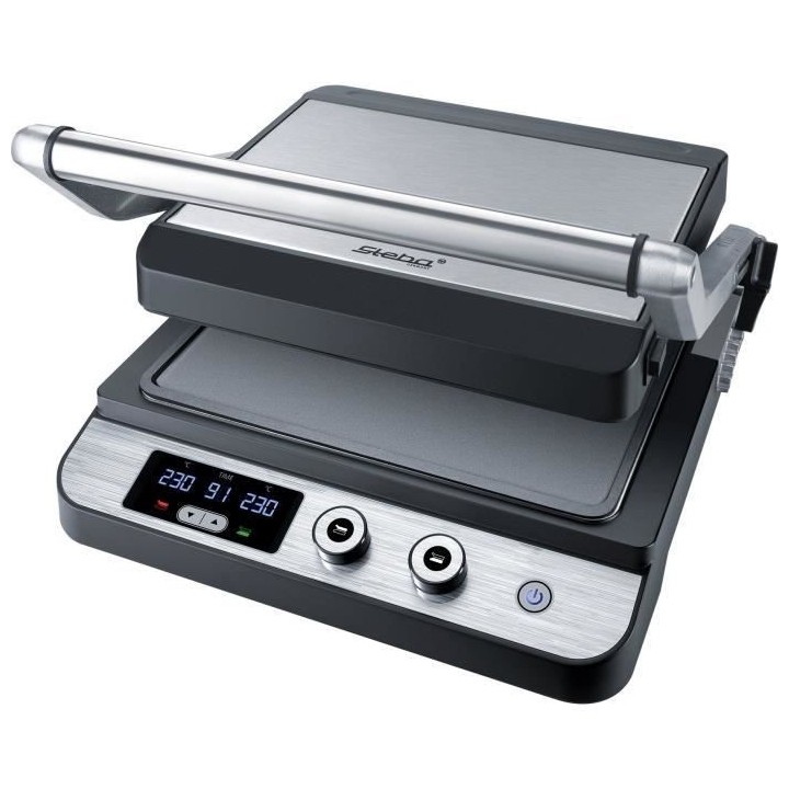 STEBA 187200 FG120 Grill de contact - 1800 W - Surface de cuisson anti