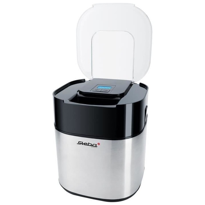 STEBA 056000 IC30 Sorbetiere 1,5 L - 9,5 W - Boîtier en inox - Inox e