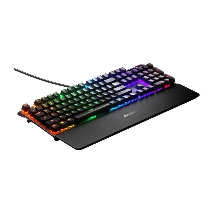 Clavier Gaming - AZERTY - STEELSERIES - Apex 7 Red Switch - Avec Pavé