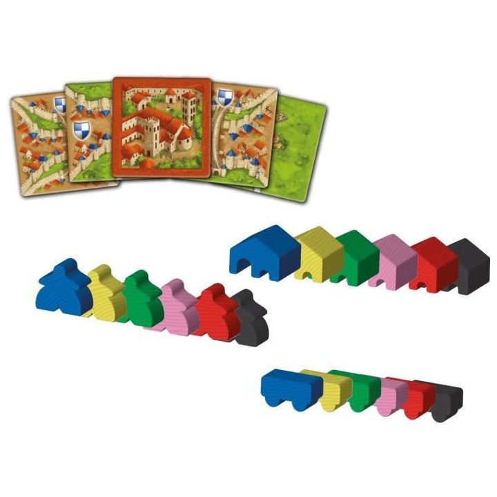 Z-Man Games | Carcassonne - Extension 5 Maires & Monasteres | Jeu de s