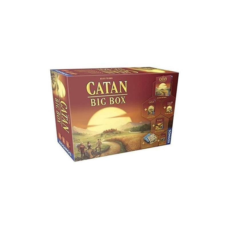 Kosmos | Catan : Big box | Unbox Now | Jeu de société | a partir de 10 ans | 3 a 4 joueurs | 75 minutes