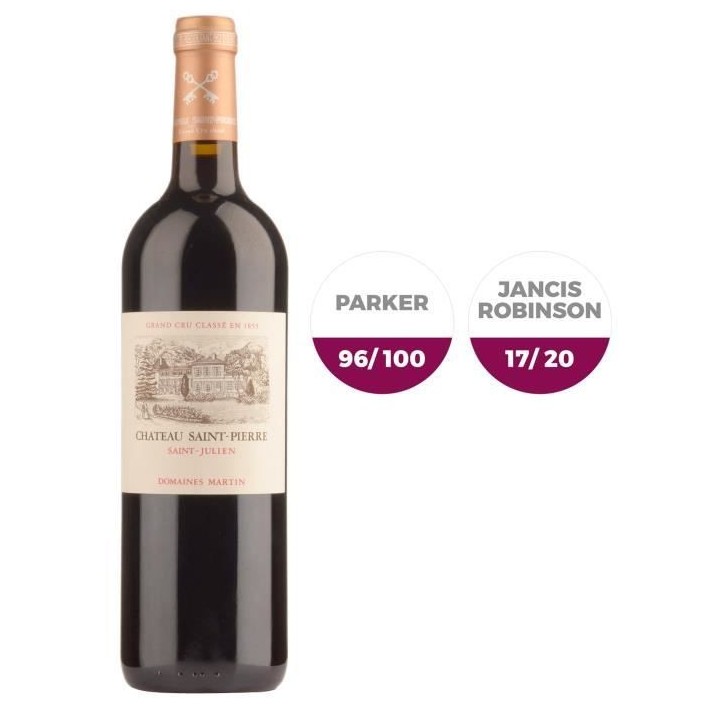 Château Saint-Pierre 2016 Saint-Julien - Vin Rouge de Bordeaux