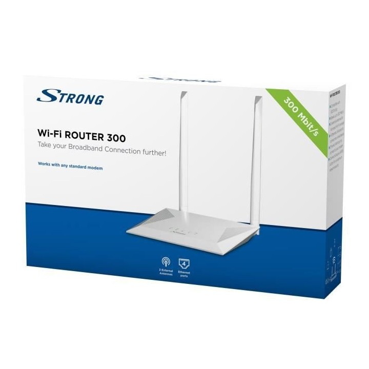 STRONG Routeur WI-FI 300 Mbit/s - 4 ports