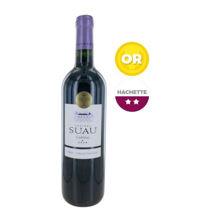 Château Suau Cadillac 2009 Côtes de Bordeaux - Vin rouge de Bordeaux