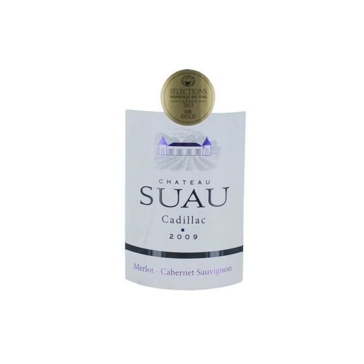 Château Suau Cadillac 2009 Côtes de Bordeaux - Vin rouge de Bordeaux