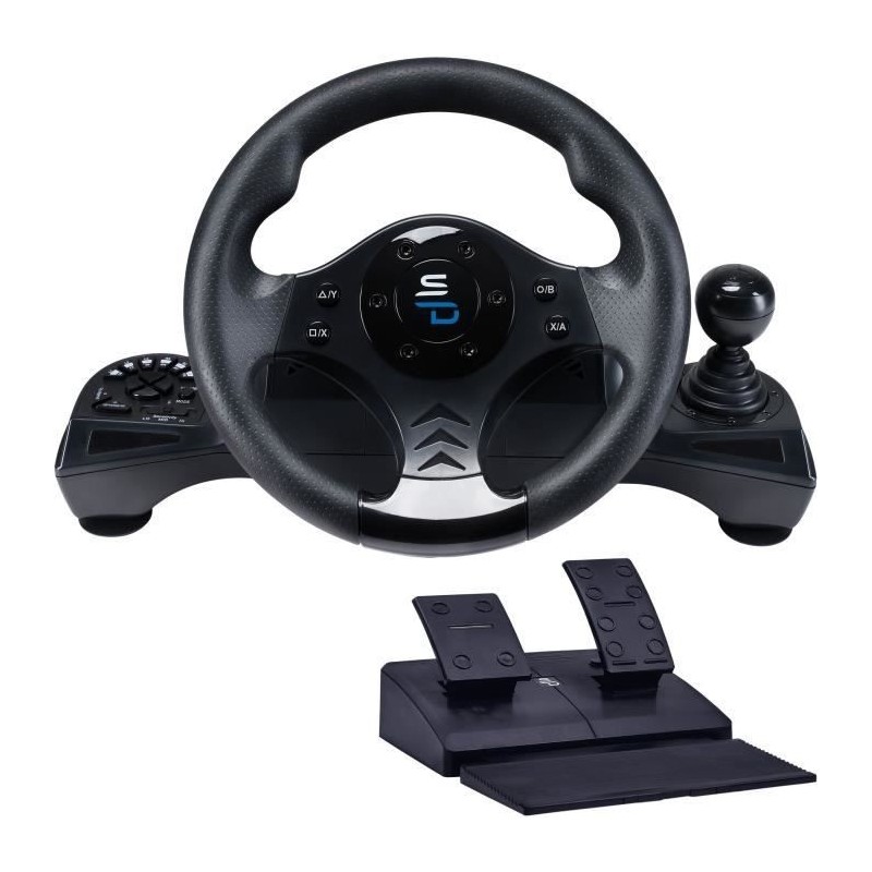 Superdrive - Volant de course GS750 avec pédalier, palettes, levier de vitesse et vibration pour Xbox Serie X/S, PS4, Xbox One,