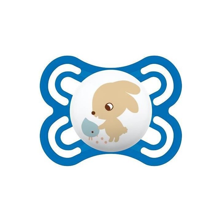 MAM Sucette Perfect - 2-6+m - Silicone - Bte stérilisation - Lot de 2