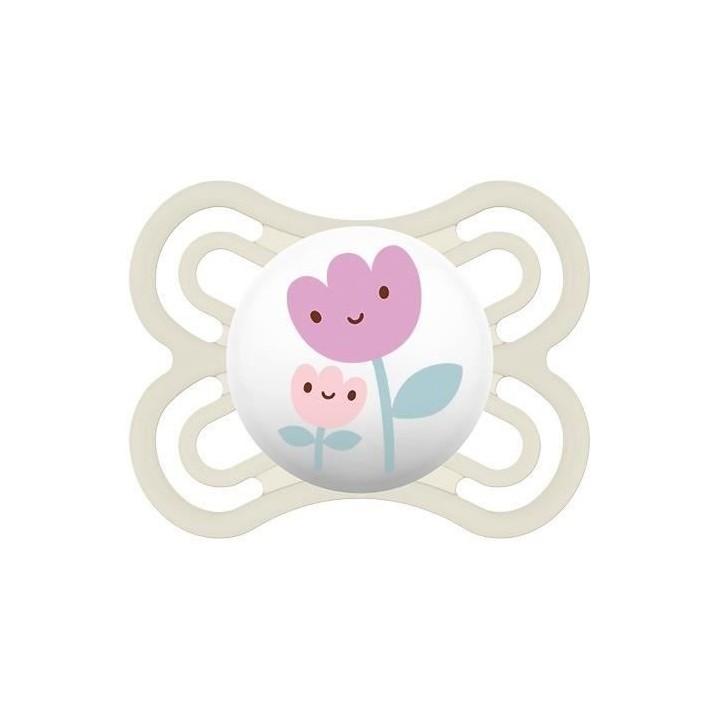 MAM Sucette Perfect - 2-6+m - Silicone - Bte stérilisation - Lot de 2