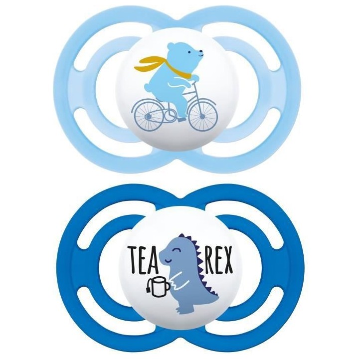 MAM Sucette Perfect - a partir de 6 mois - Silicone - Lot de 2 - Boît